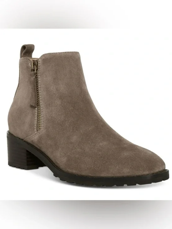 Aqua College Suede Side-Zip Ankle Boots NIB - Picture 8 of 9